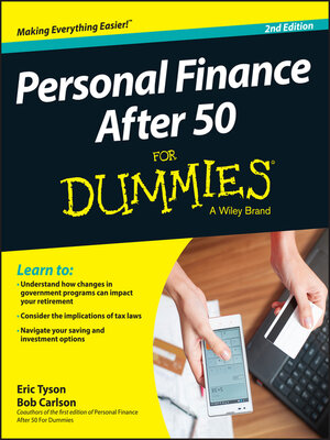 cover image of Personal Finance After 50 For Dummies